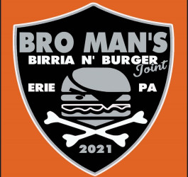 bro mans birria n burger joint logo