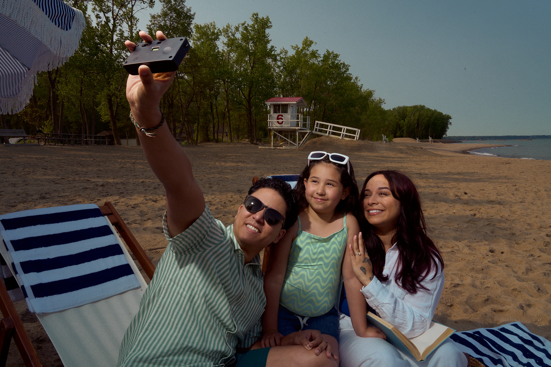 Beach Selfie Presque Isle Summer 2025