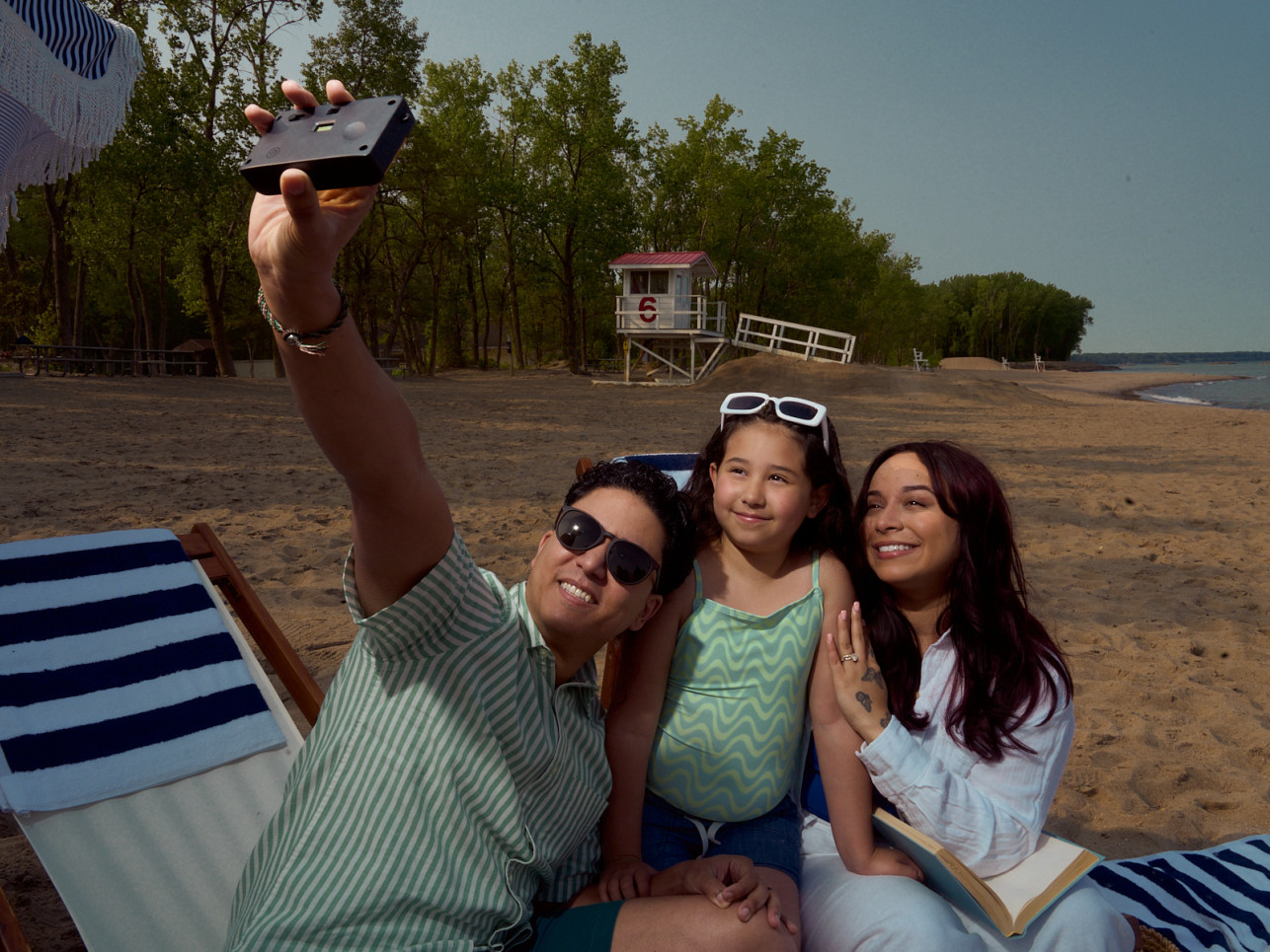 Beach Selfie Presque Isle Summer 2025