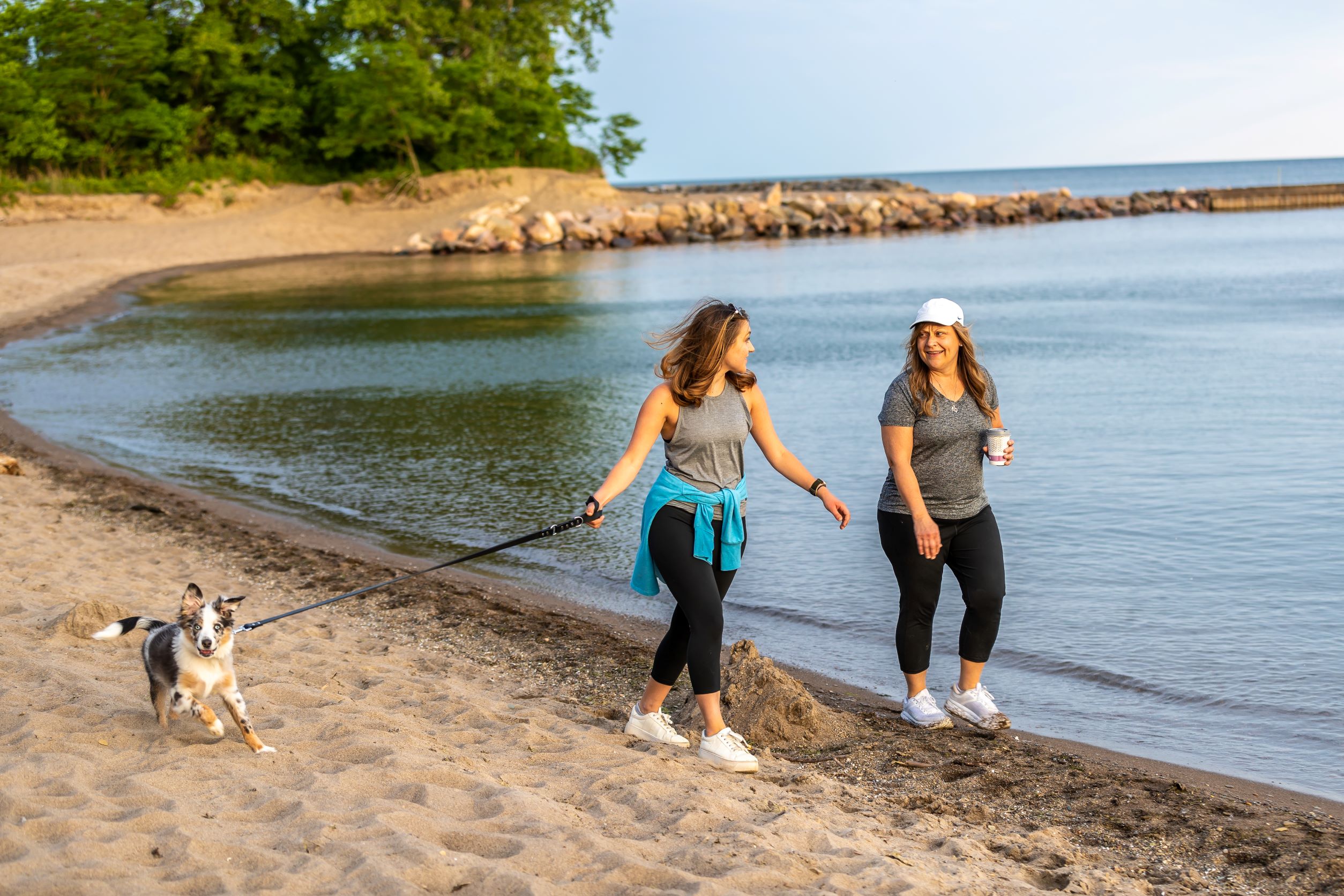 Presque Isle Beach Walk with Dog Gibbens June 2022 WEB