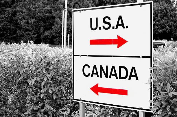 USA Canada border