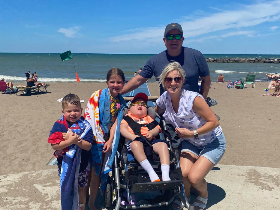 White family Accessible Beach