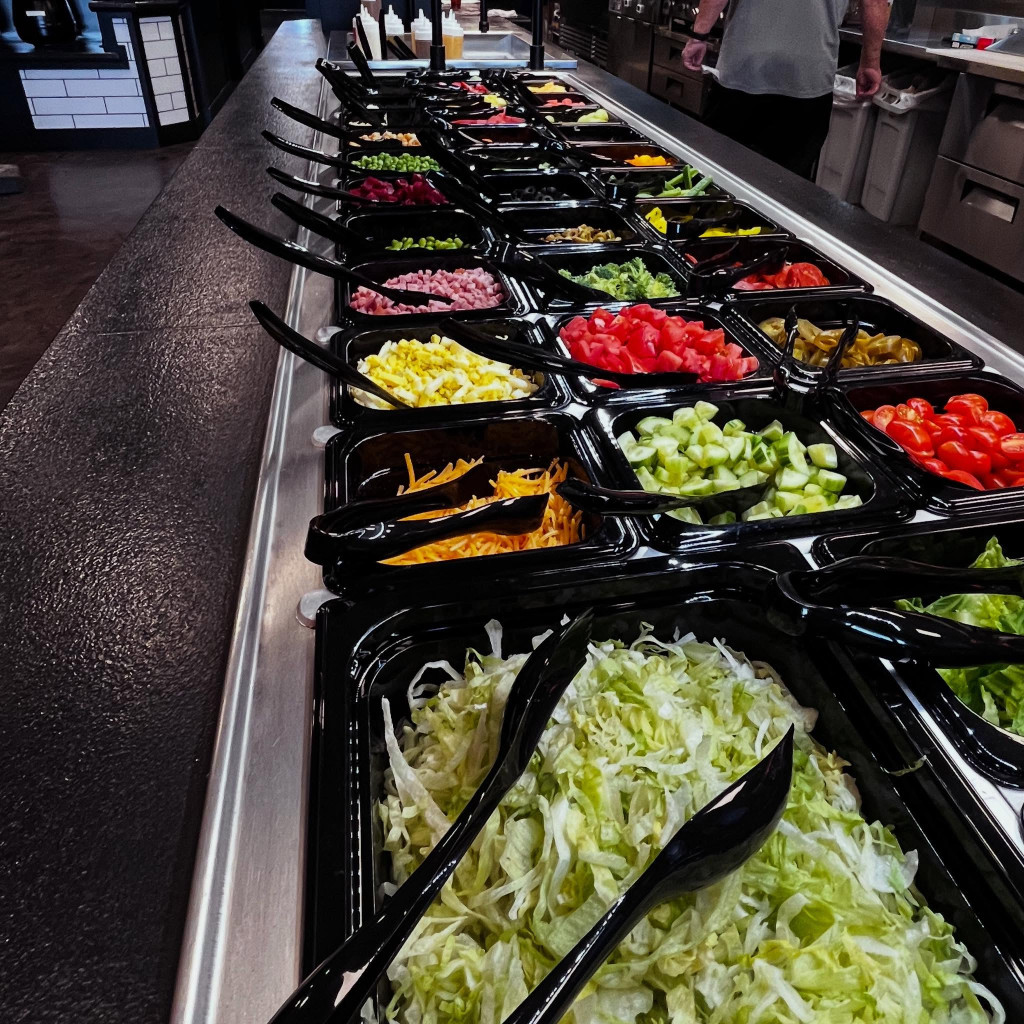 Francos salad bar from Francos