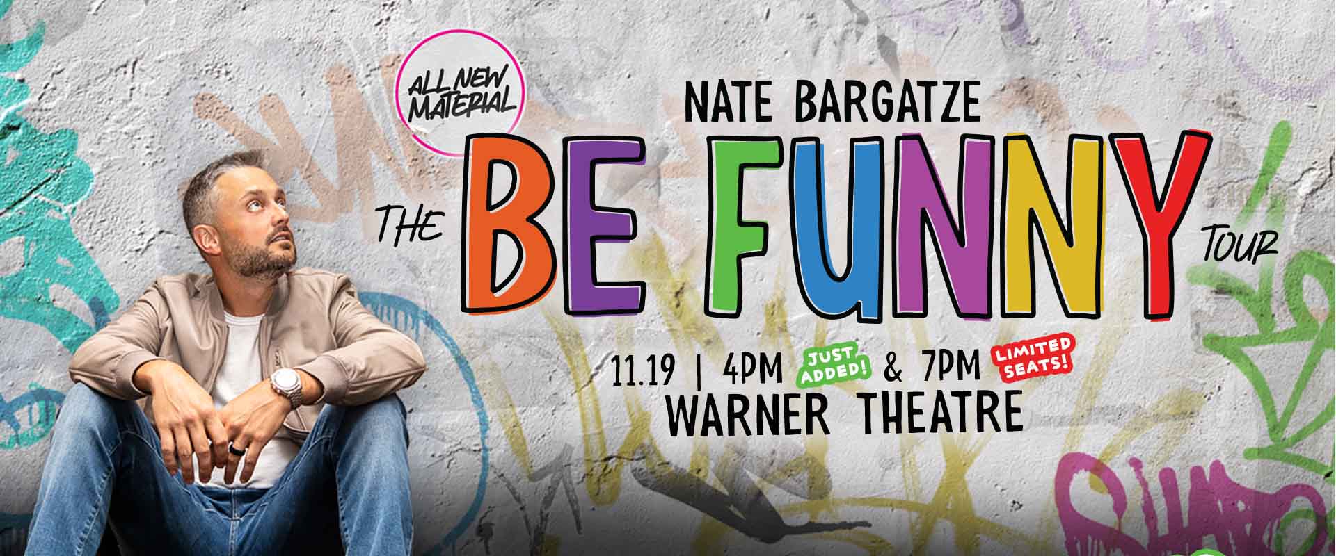 Nate Bargatze The Be Funny Tour!