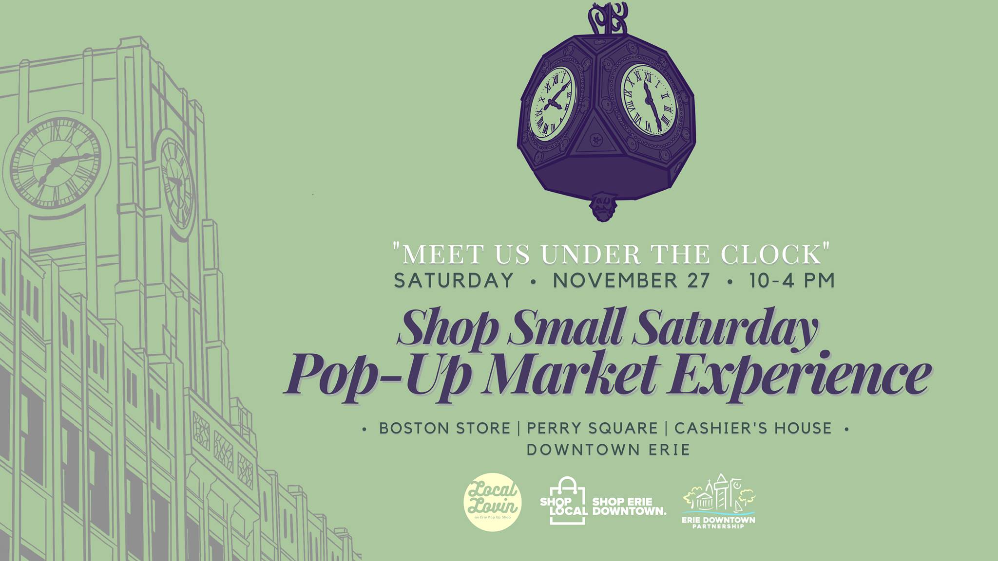 Shop Small Saturday Pop Up Market Experience
