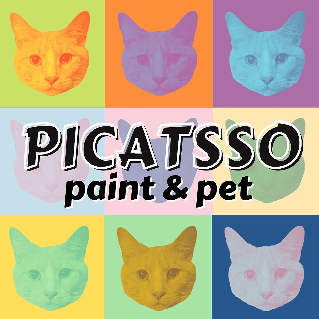 "Picatsso" Paint and Pet at Purrista Cat Cafe