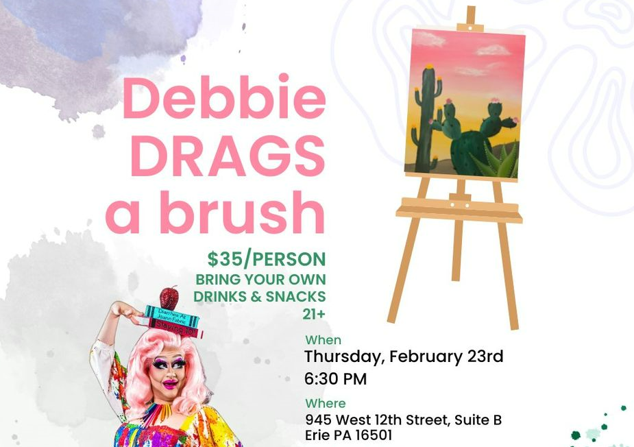 Debbie DRAGS a Brush!