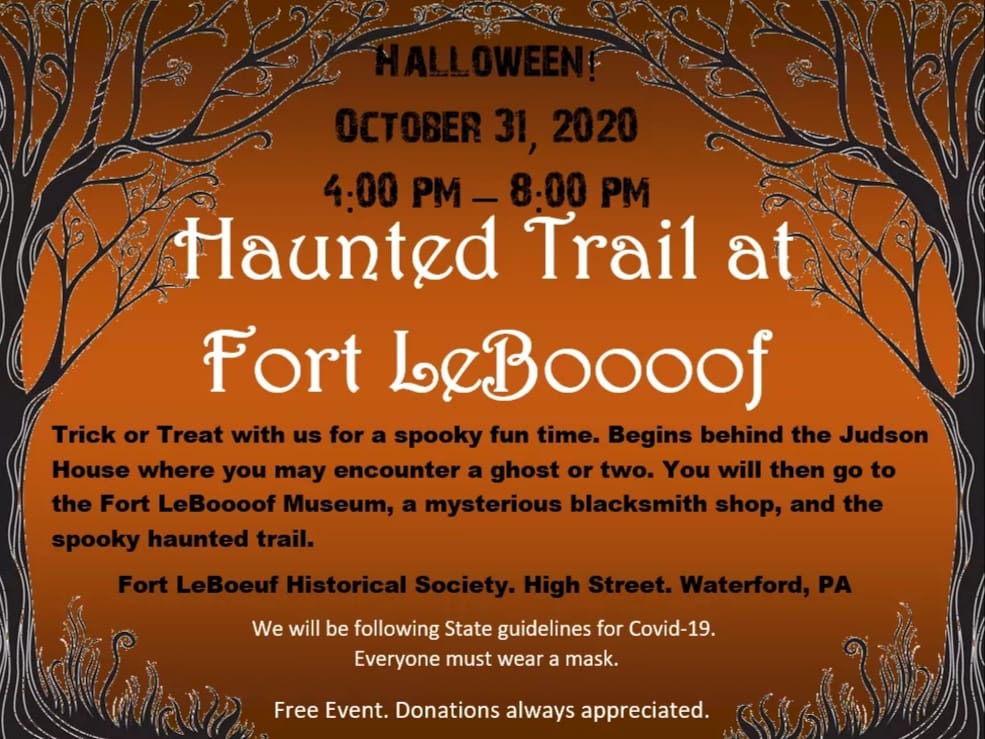 Haunted Trail at Fort LeBoooooooof!