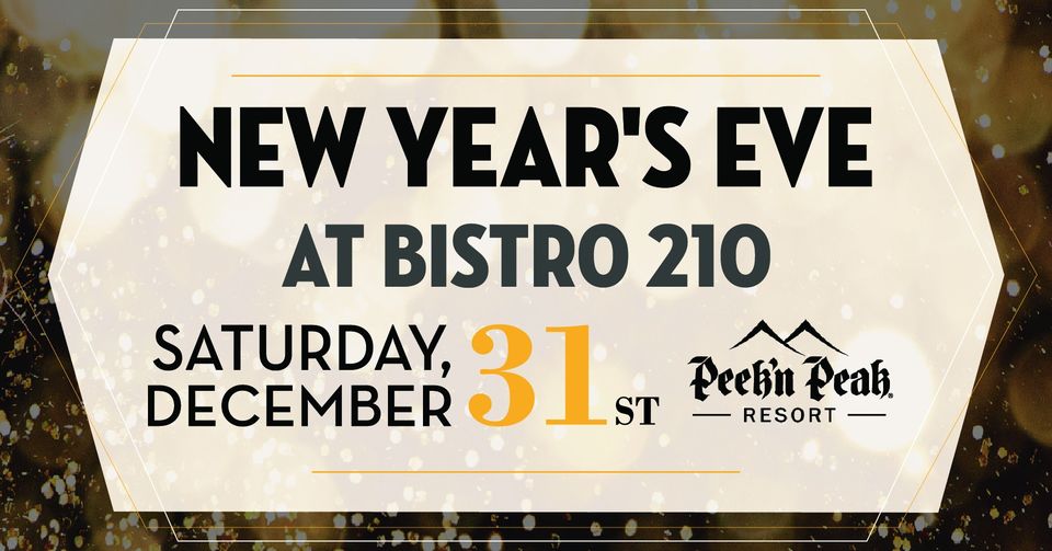 New Year's Eve Paty at Bistro 210