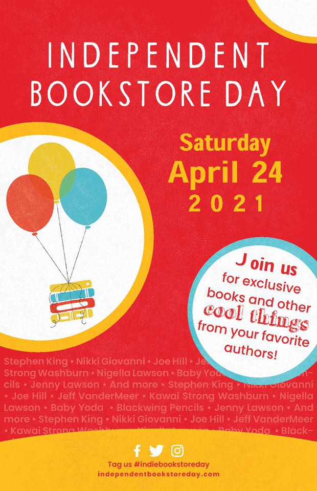 3 Year Birthday and Independent Bookstore Day