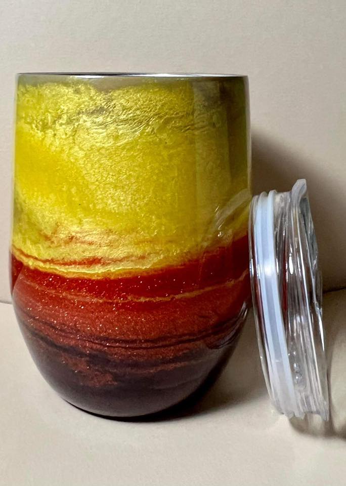 Lake Erie Wine Country - How to Make a Sunset Wine Tumbler