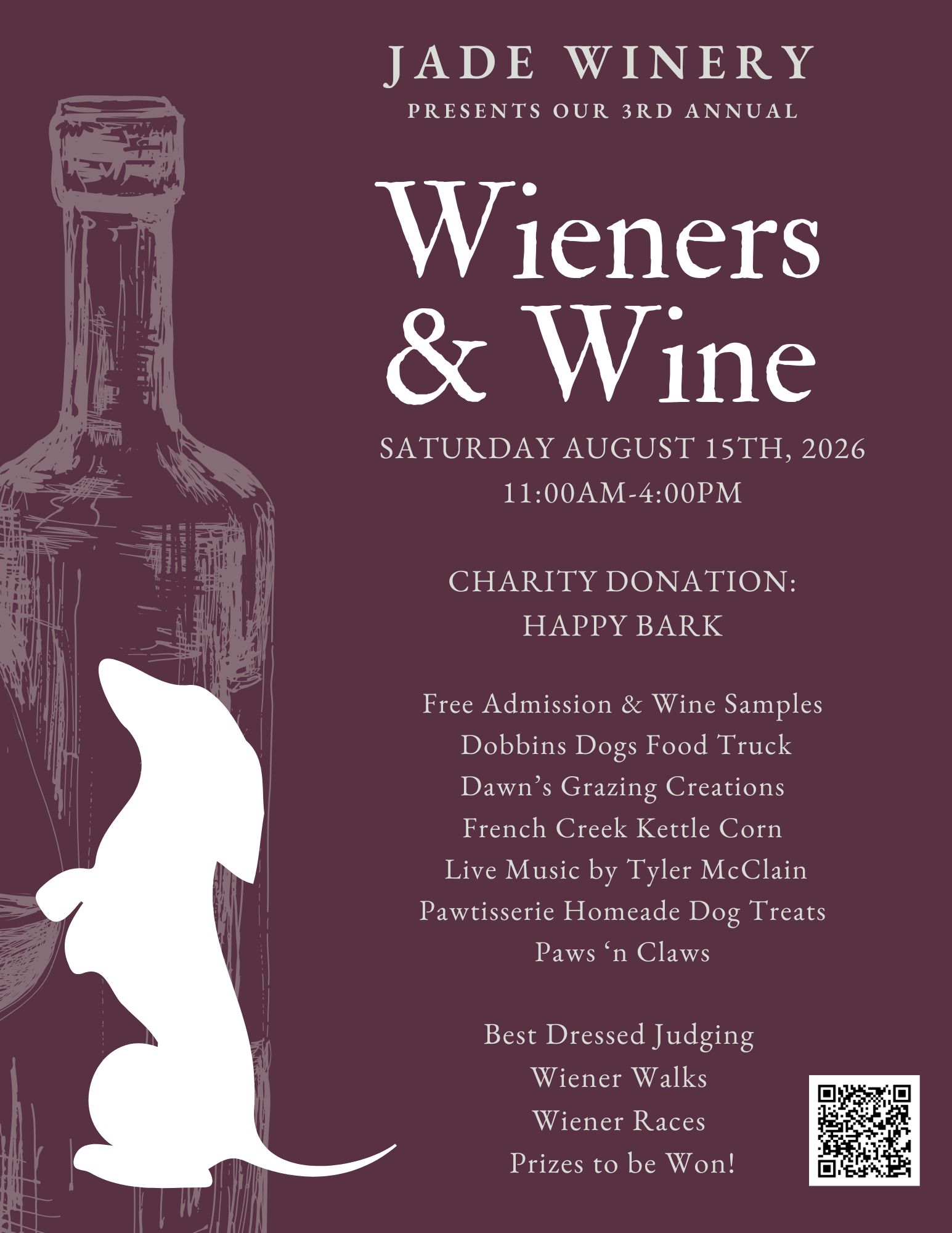 3rd Annual Wieners & Wine