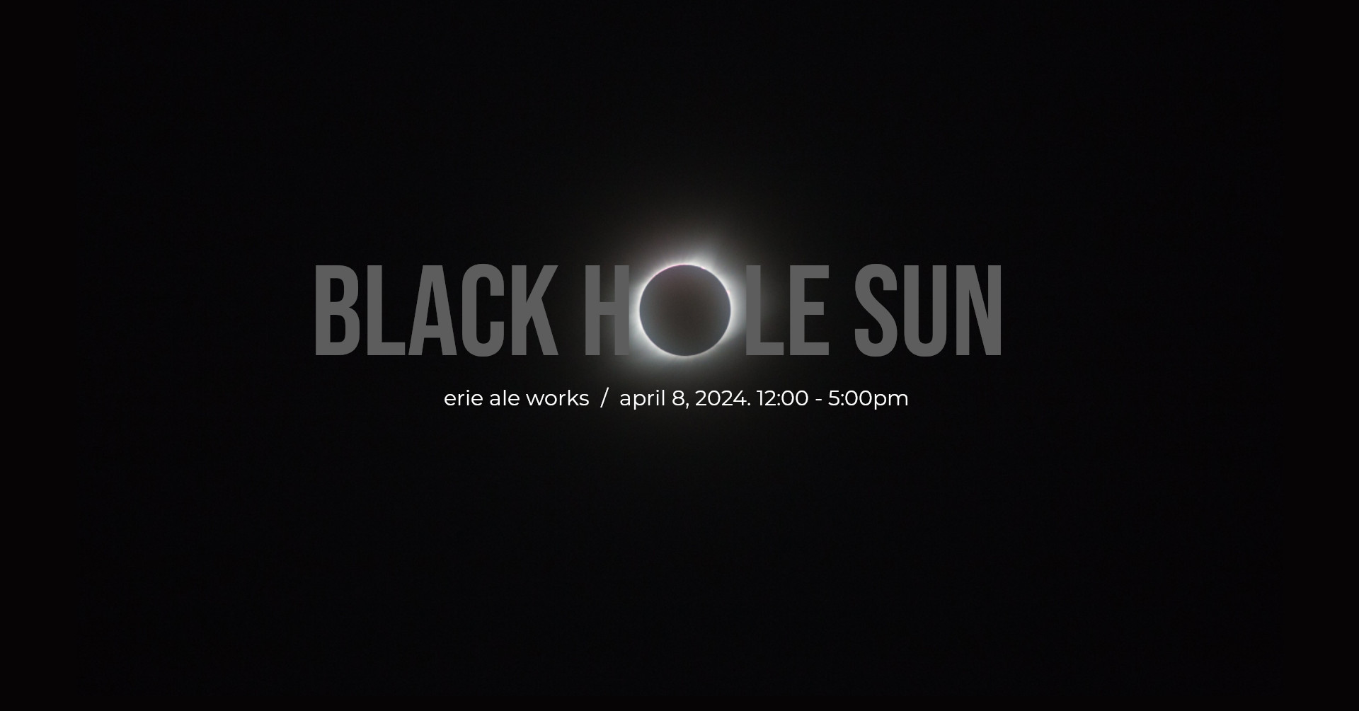 Black Hole Sun at Erie Ale Works