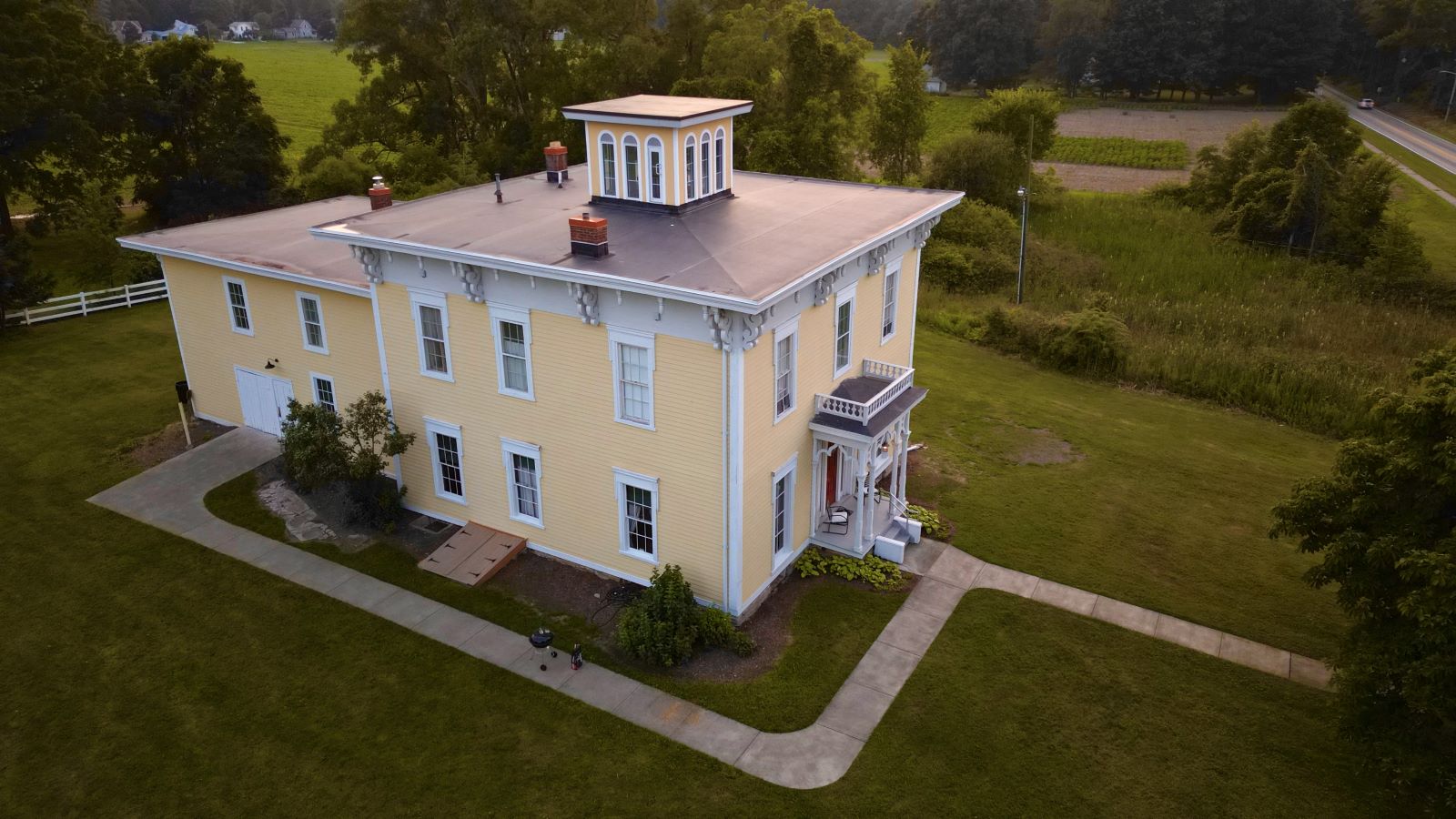 Dine at the Historic Yellow House