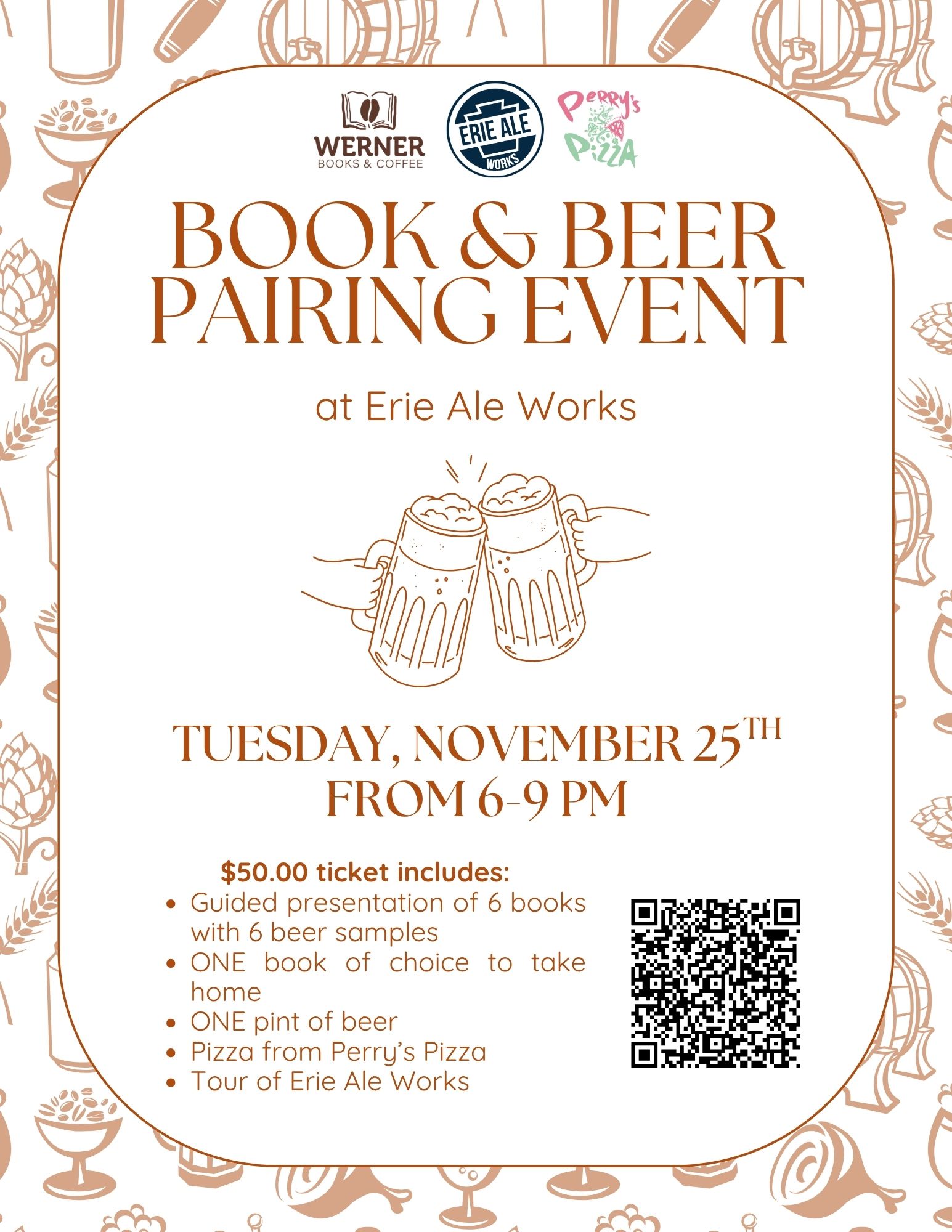 Book & Beer Pairing at Erie Ale Works