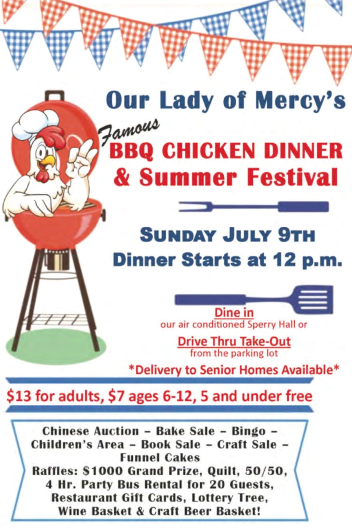 Our Lady of Mercy's BBQ Chicken Dinner & Summer Festival