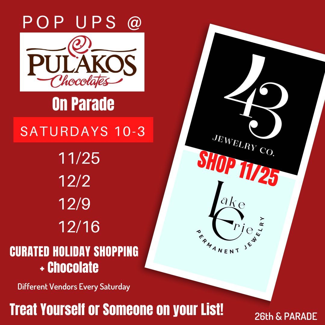POP UP's @ PULAKOS on Parade
