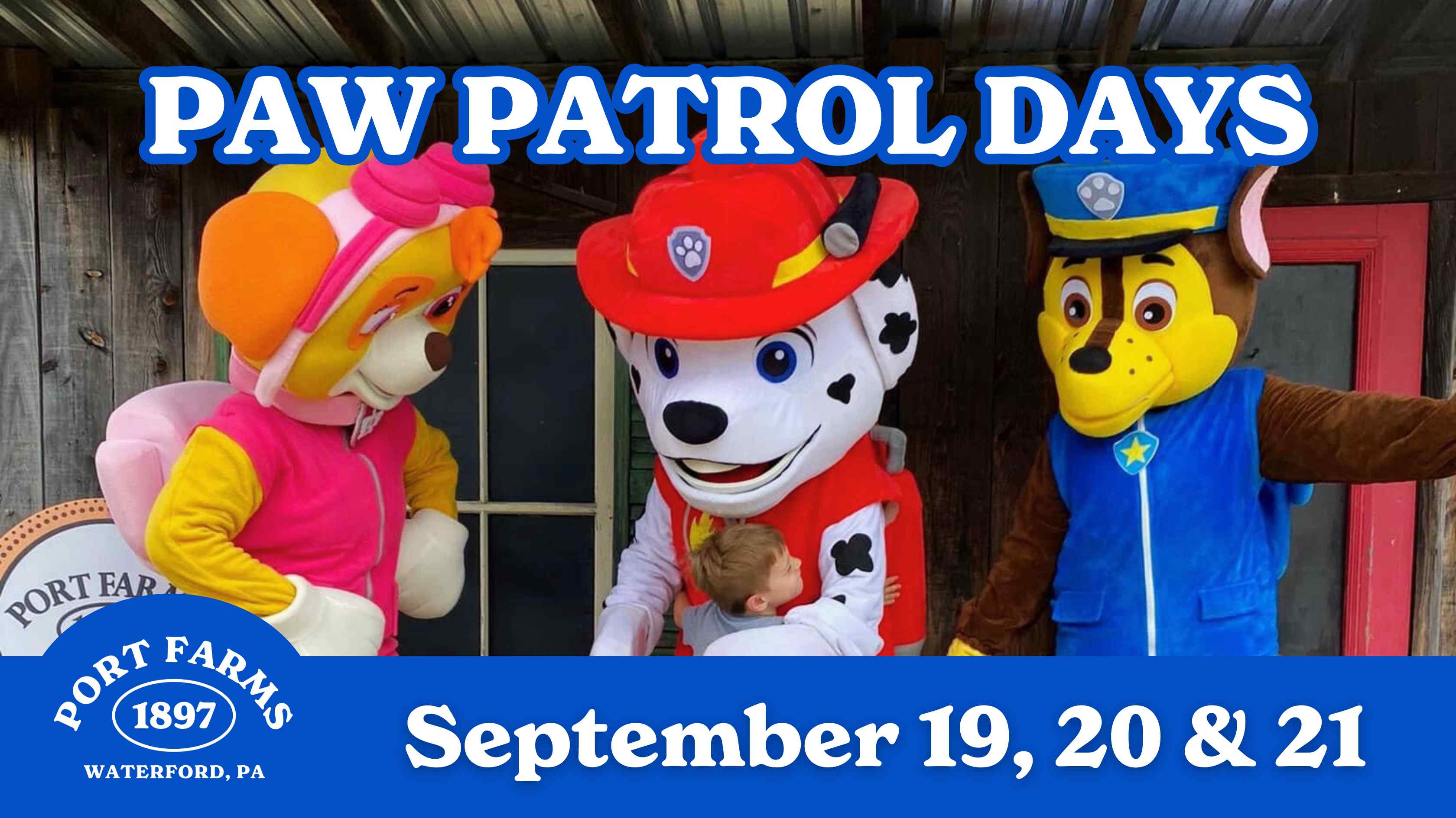 Paw Patrol Days at Port Farms