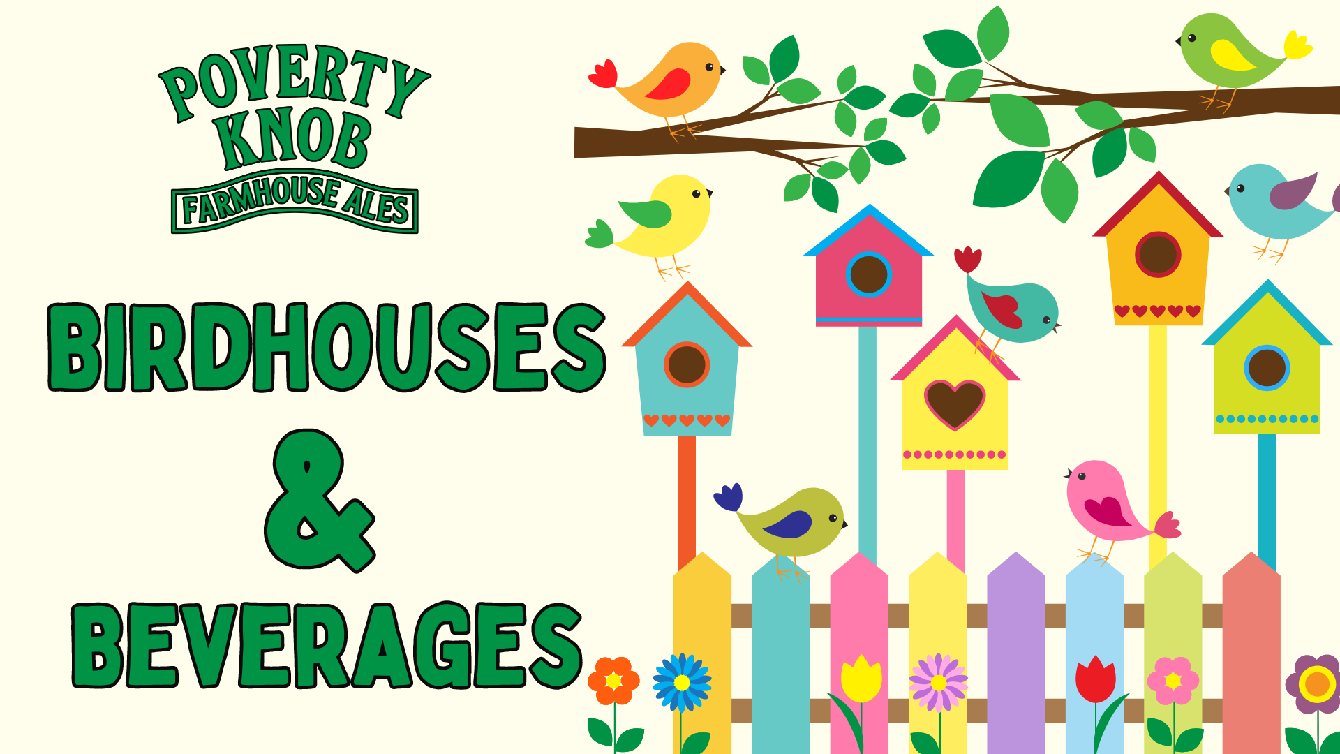Birdhouses & Beverages at Poverty Knob (SOLD OUT)