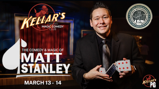 Comedy Magician Matt Stanley at Kellar's