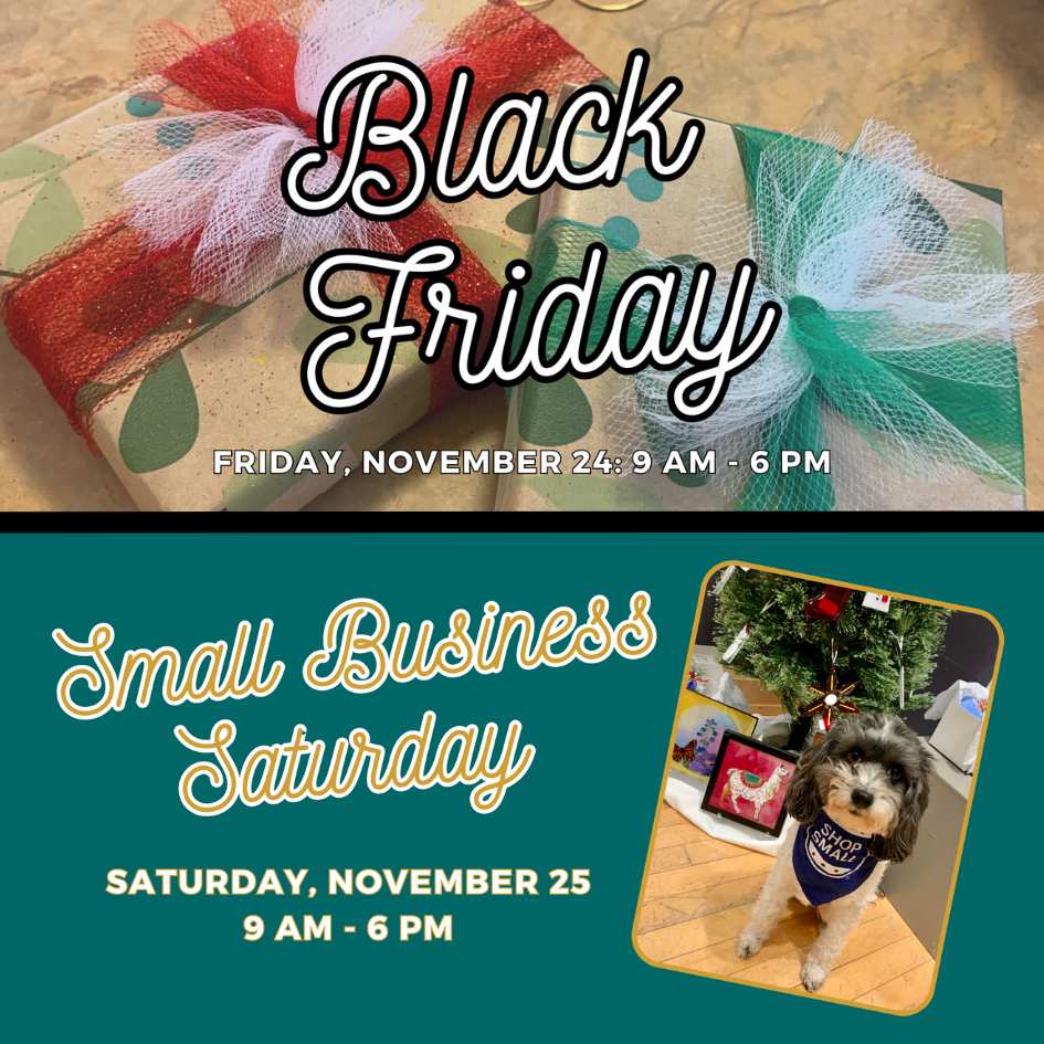 Black Friday + Small Business Saturday at GGG