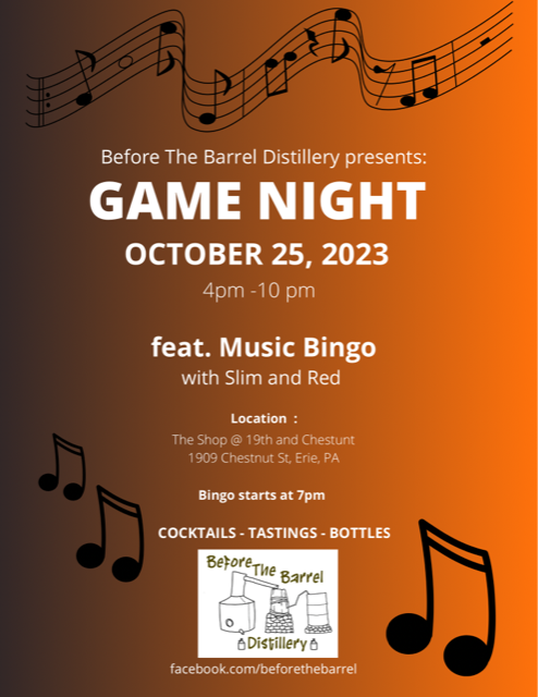 Game Night featuring Music Bingo
