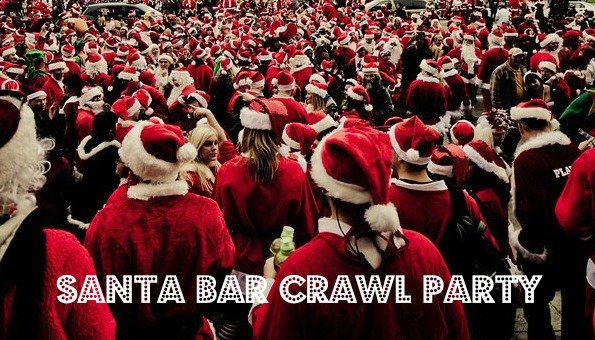 Santa Bar Crawl, Erie PA