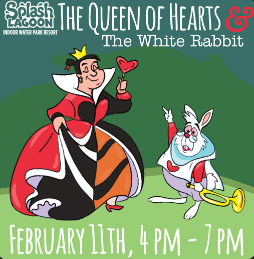 The Queen of Hearts & The White Rabbit Meet & Greet!
